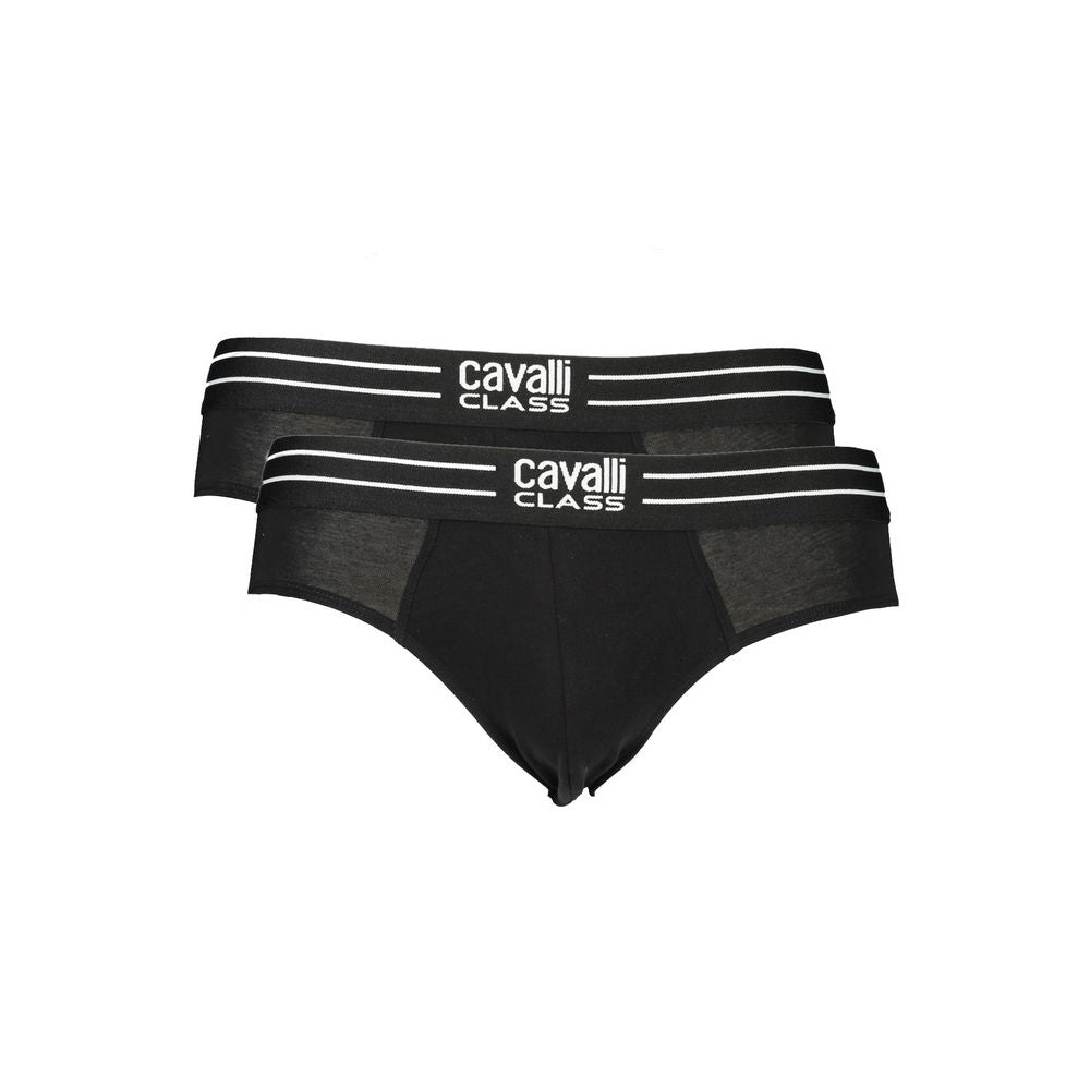 Nero Cotton Men's Underwear Slip - ventzia