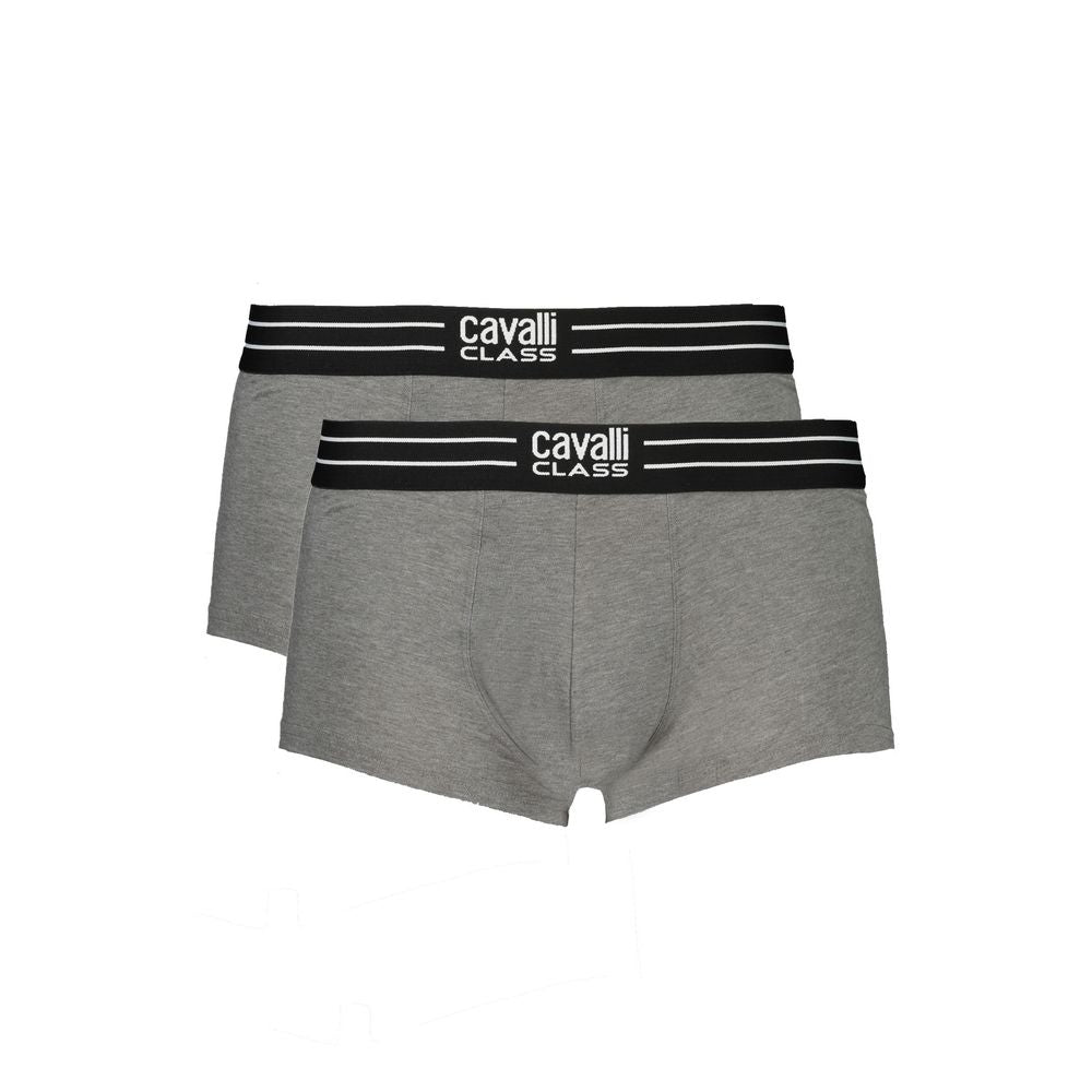 Grigio Cotton Men's Boxer Underwear - ventzia