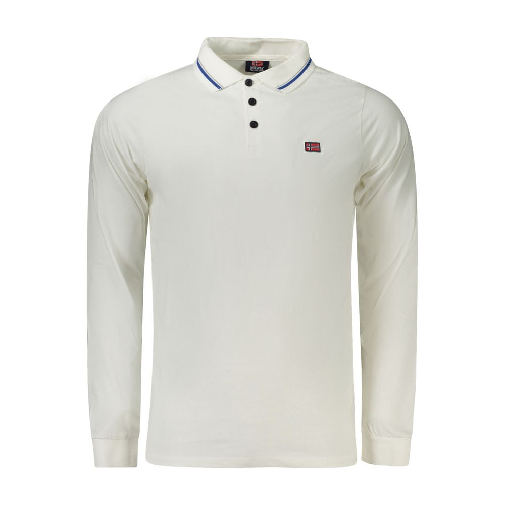 Blue Polyamide Men's Sweater