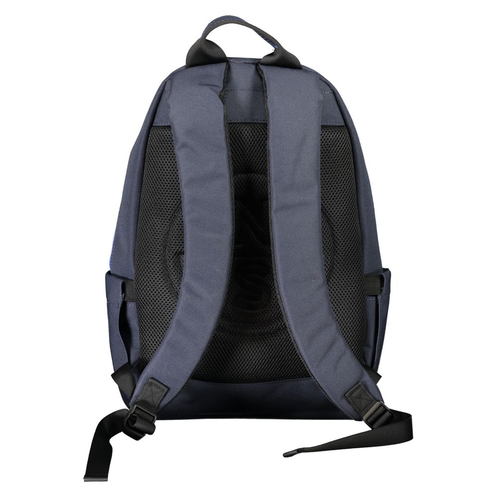 Blu Polyester Men Backpack - ventzia