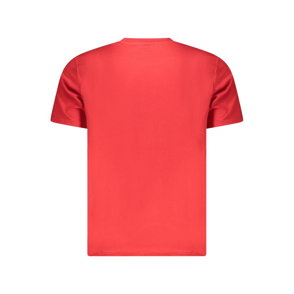Red Cotton Men T-Shirt - ventzia