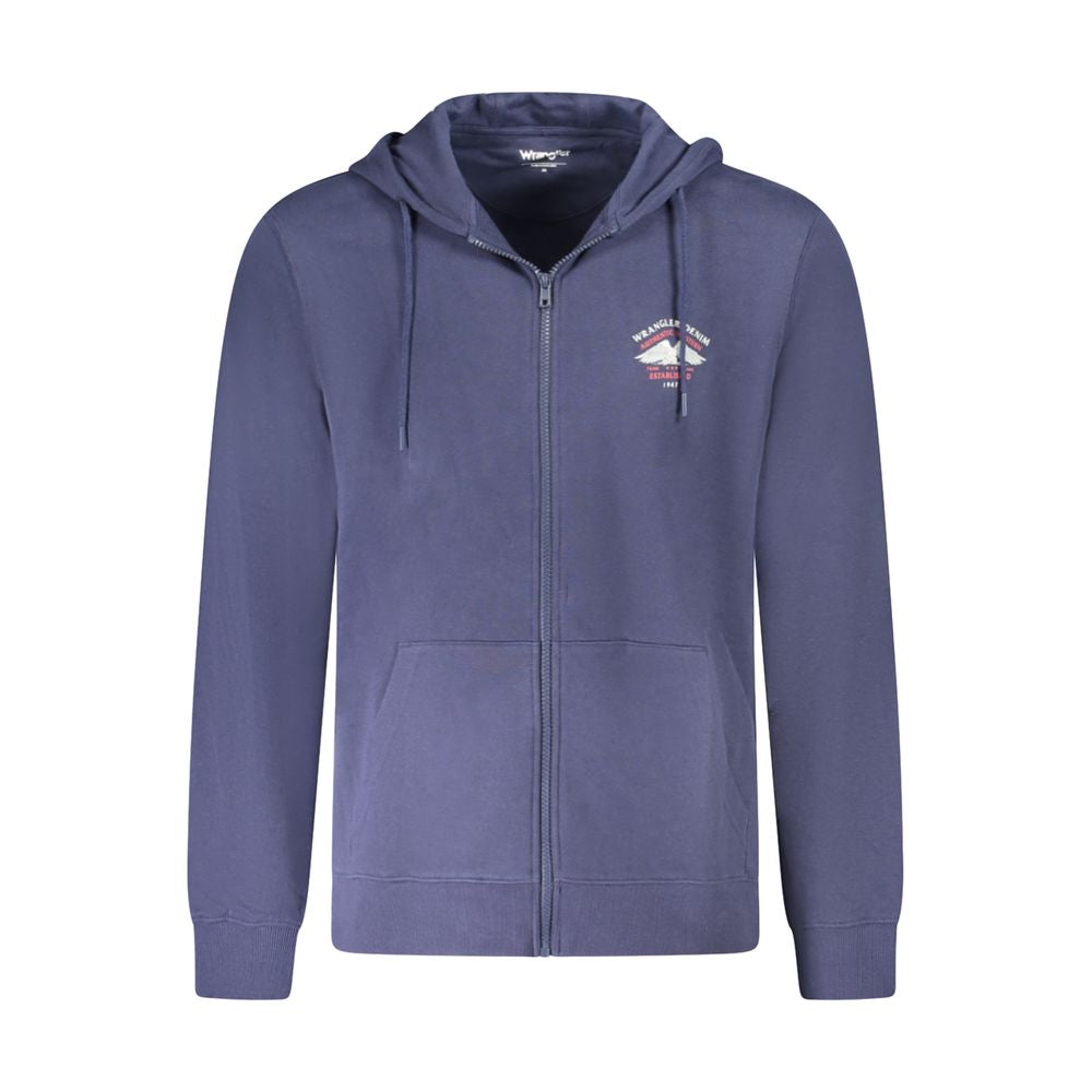 Blu Cotton Men's Hoodie - ventzia