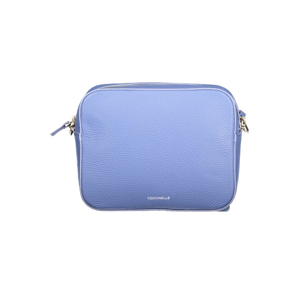 Blue Leather Handbag
