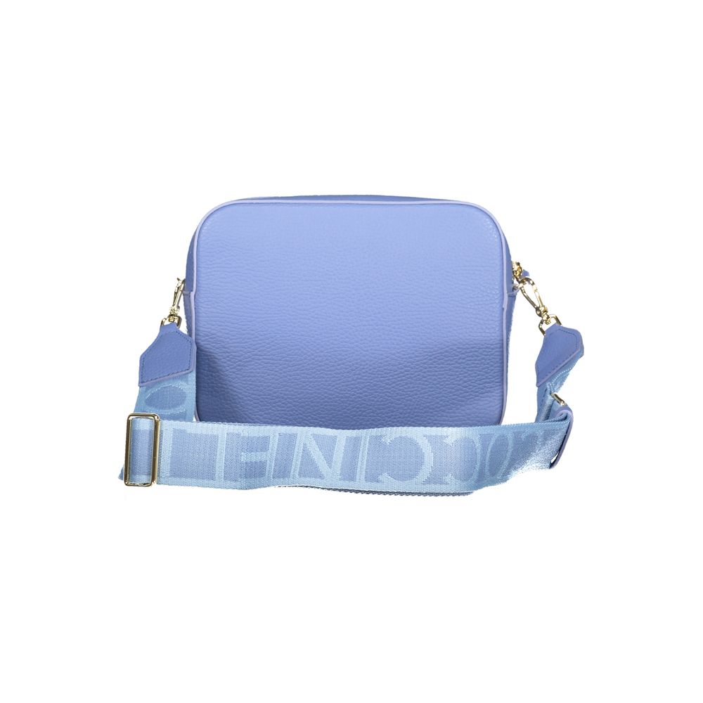 Blue Leather Handbag