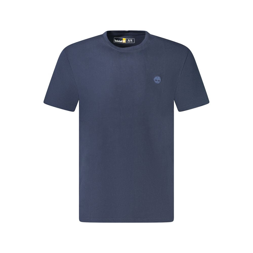 Blue Cotton Men T-Shirt - ventzia