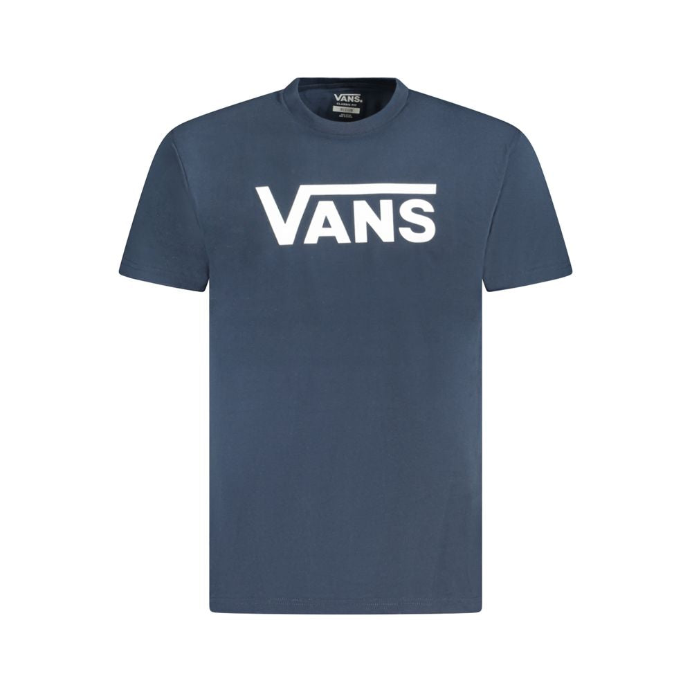 Blue Cotton Men's T-Shirt - ventzia