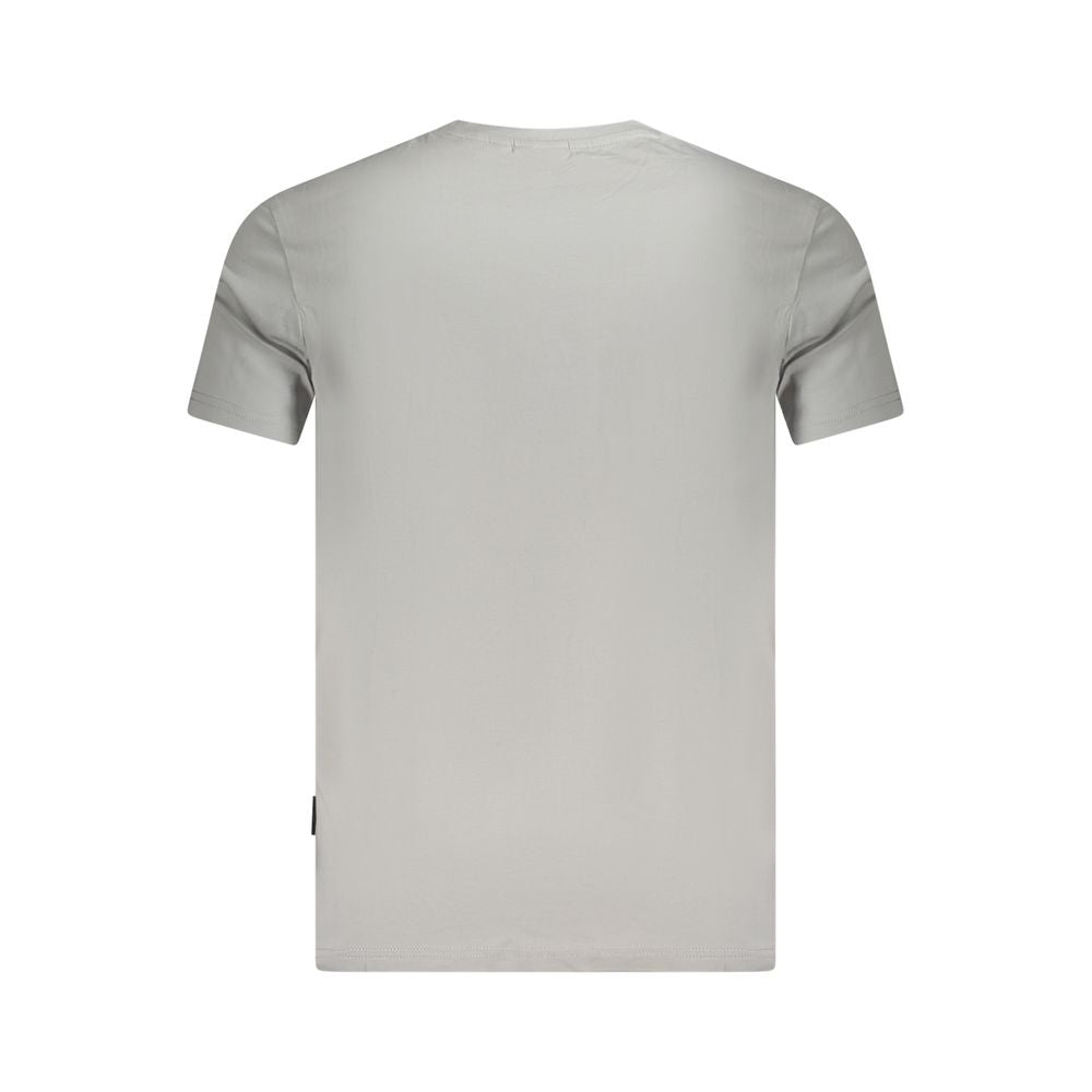 Grigio Cotton Men T-Shirt - ventzia