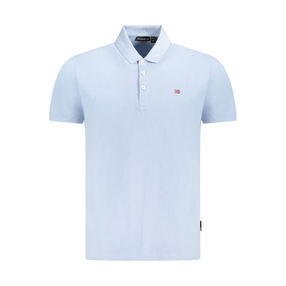 Azzurro Cotton Men Polo - ventzia