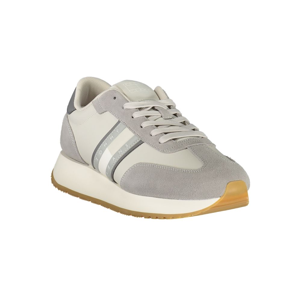 Grigio Polyurethane Men Sneaker - ventzia