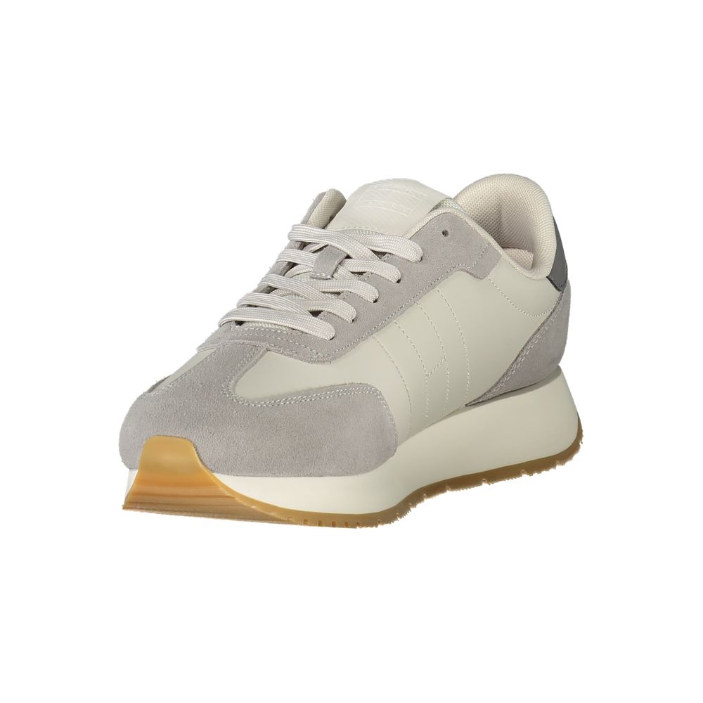 Grigio Polyurethane Men Sneaker - ventzia
