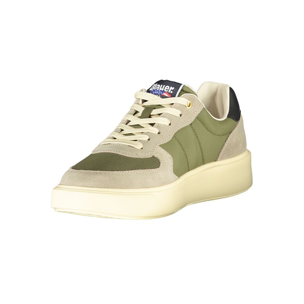 Green Polyester Sneaker