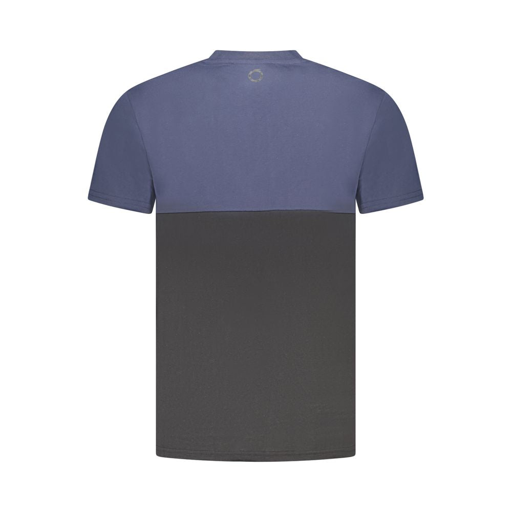 Blue Cotton Men's T-Shirt