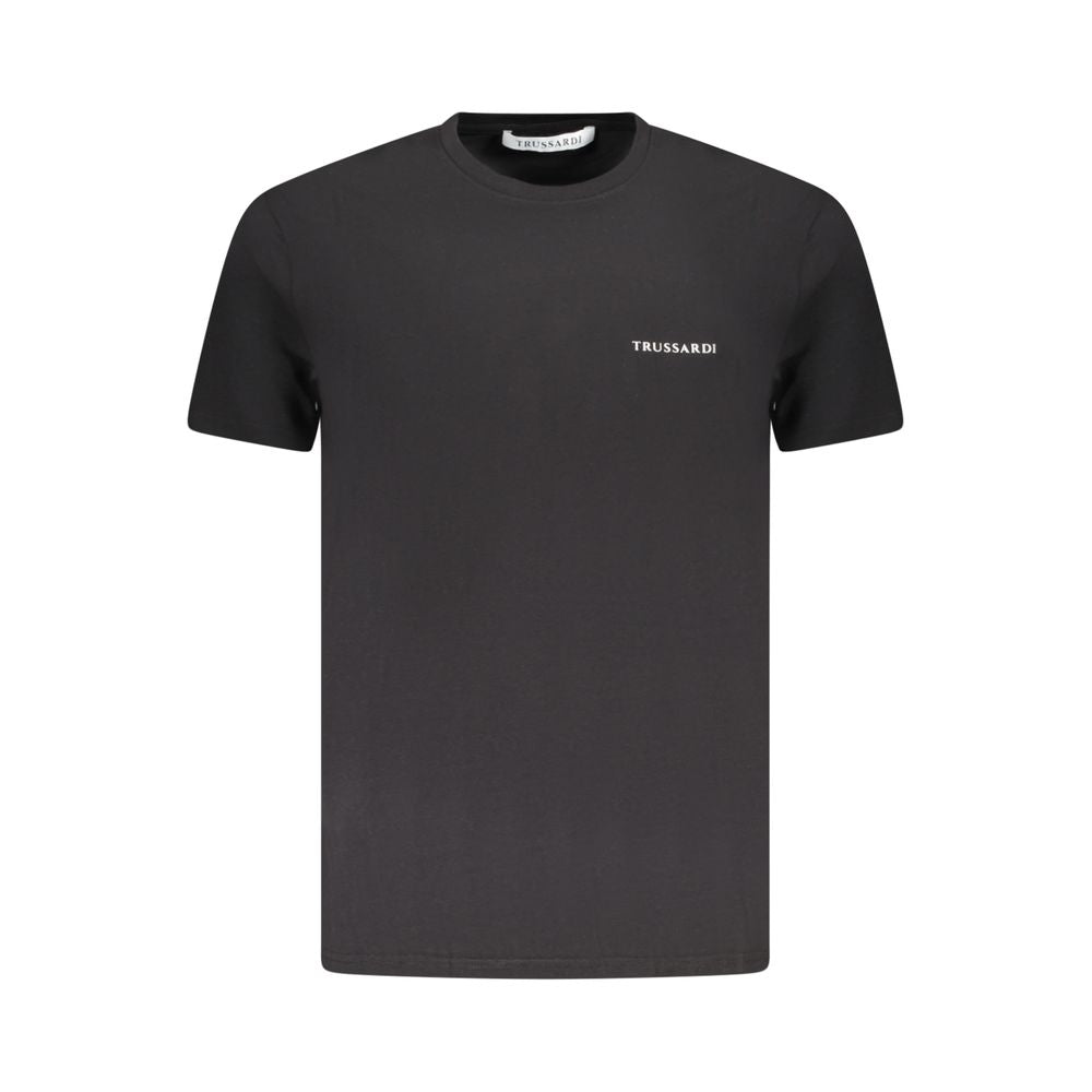 Black Cotton Men T-Shirt - ventzia