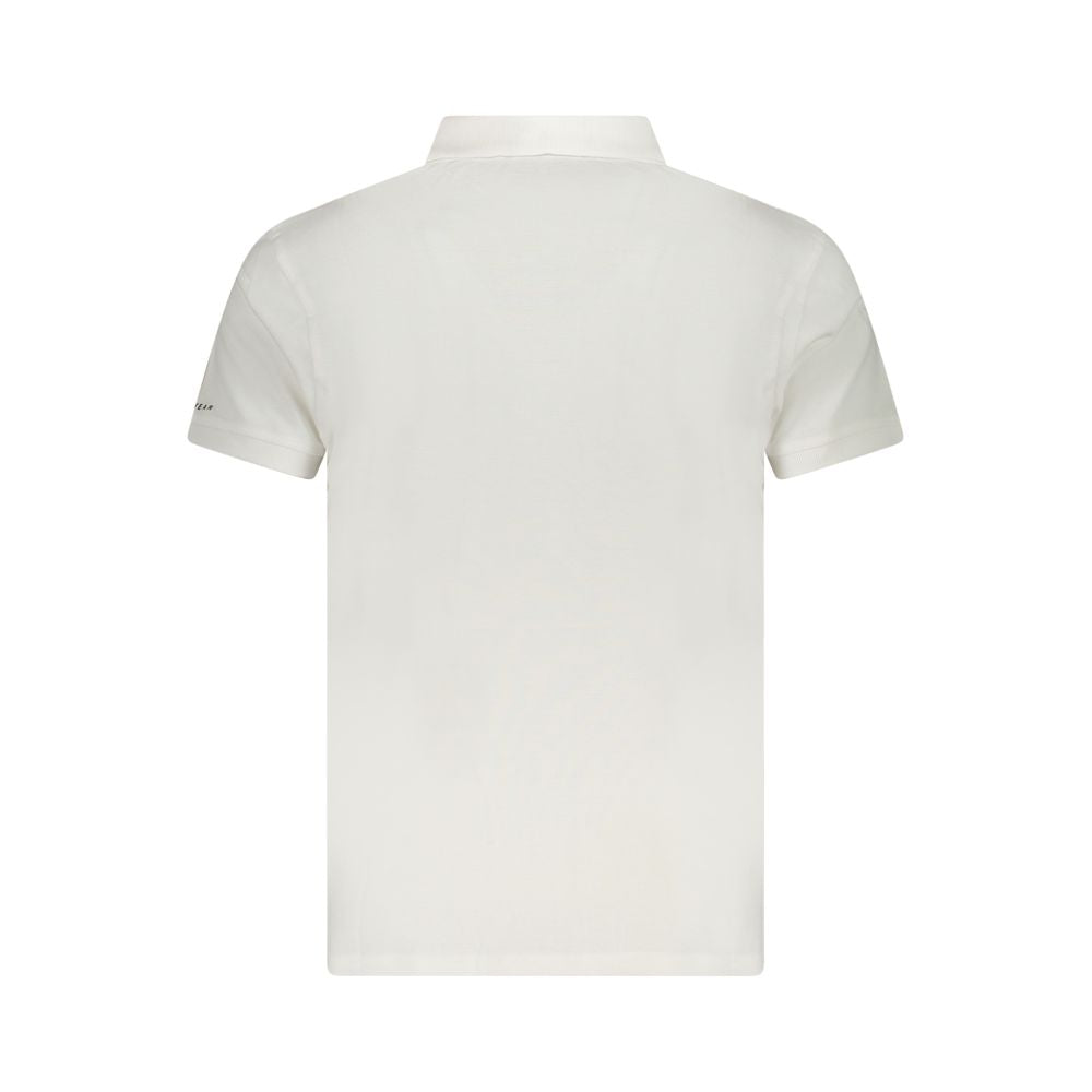 White Cotton Men's Polo - ventzia