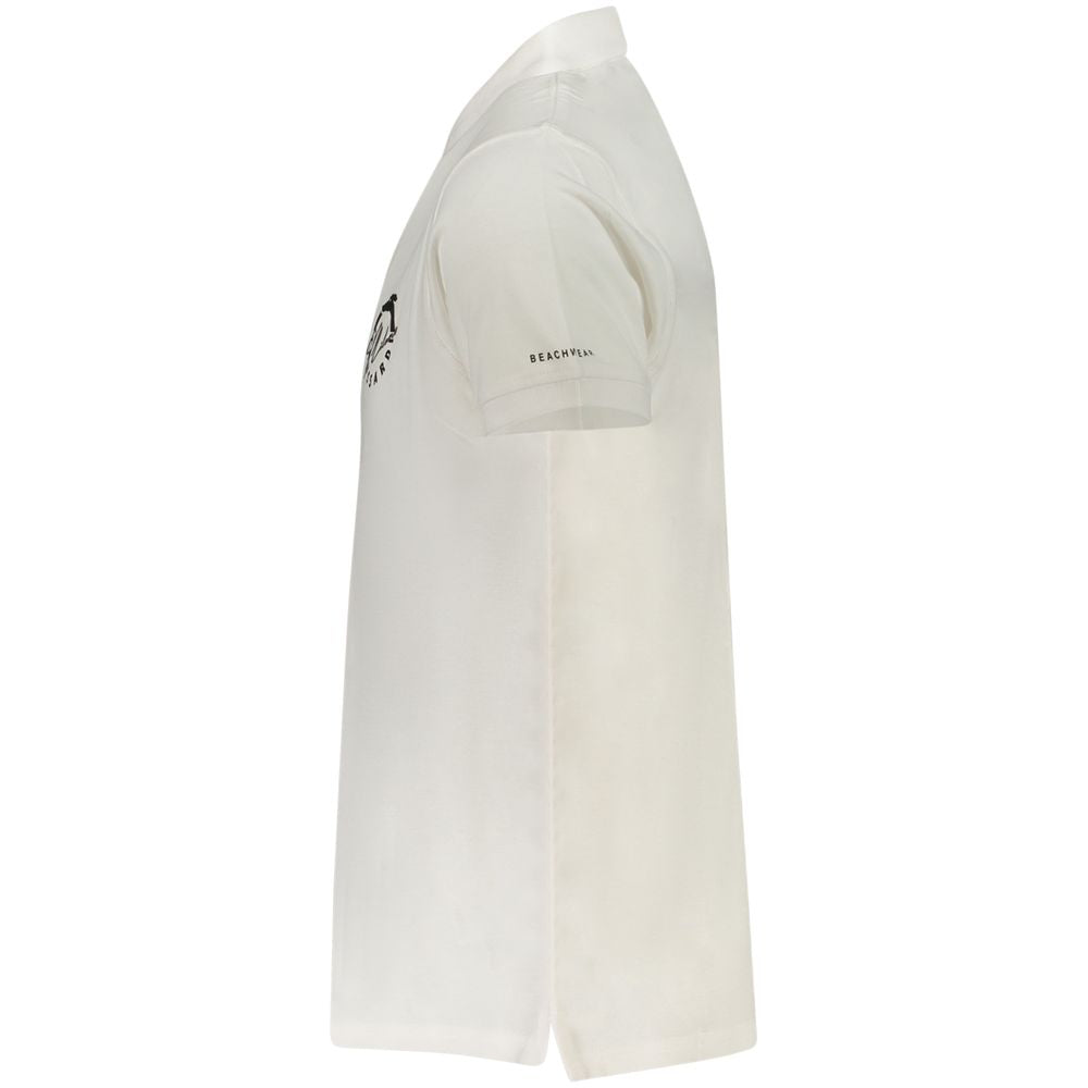 White Cotton Men's Polo - ventzia