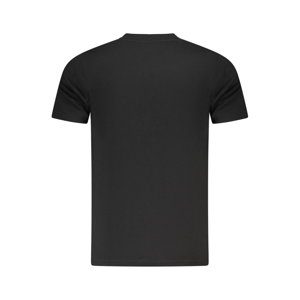 Black Cotton Men T-Shirt - ventzia