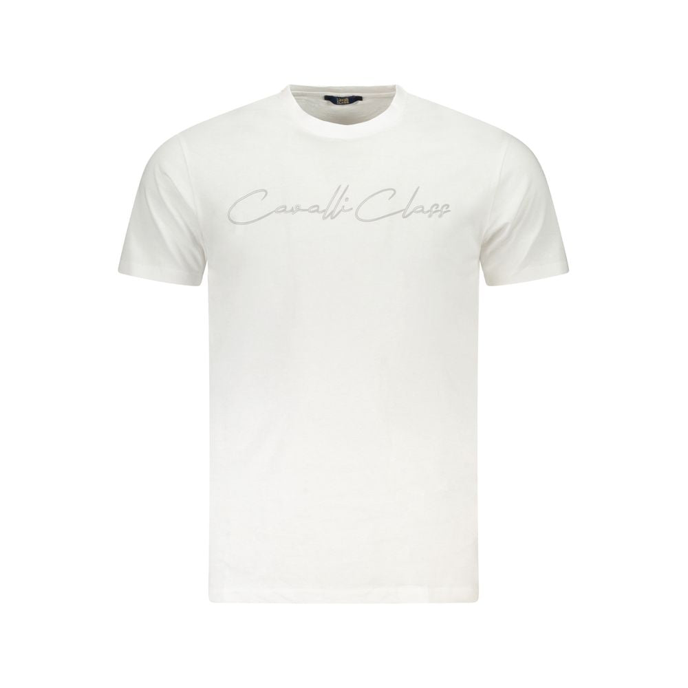 White Cotton Mens TShirt - ventzia