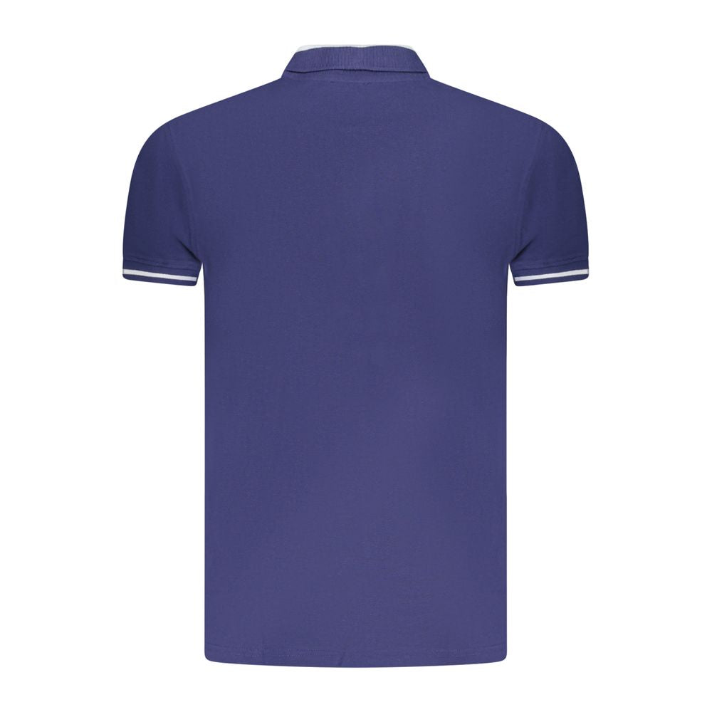 Blu Cotton Men Polo - ventzia