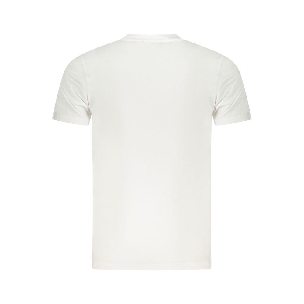 White Cotton Mens TShirt - ventzia