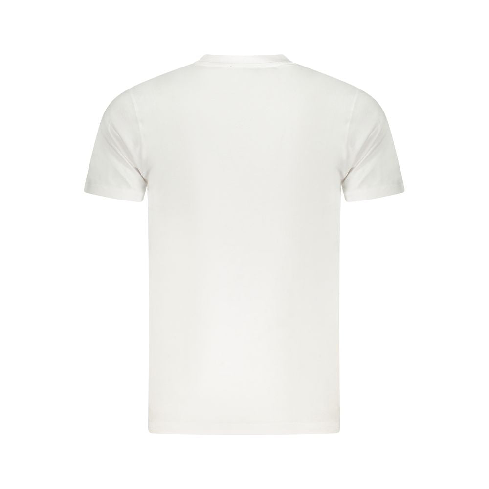 White Cotton Men T-Shirt - ventzia