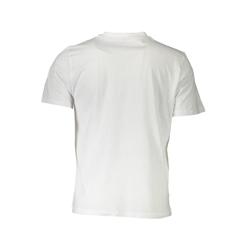 White Cotton Men's T-Shirt - ventzia
