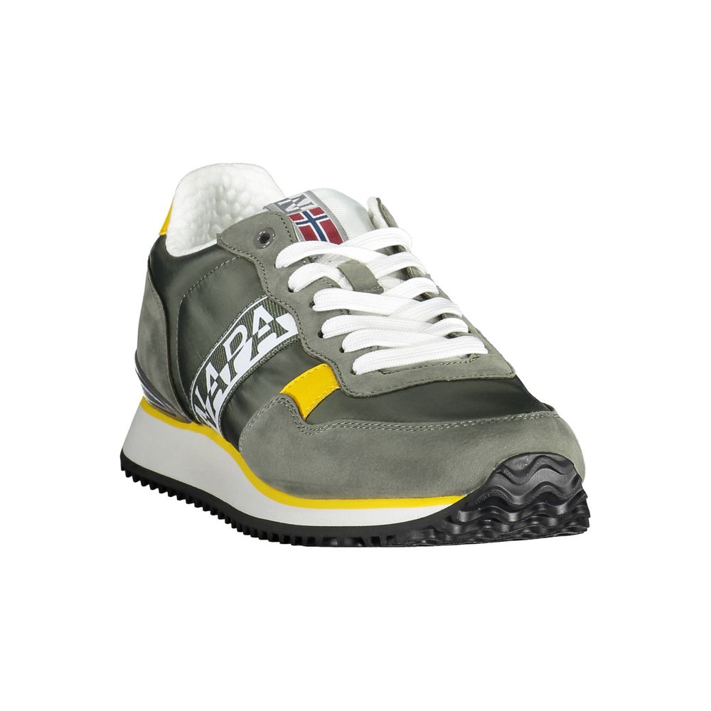 Green Polyester Sneaker
