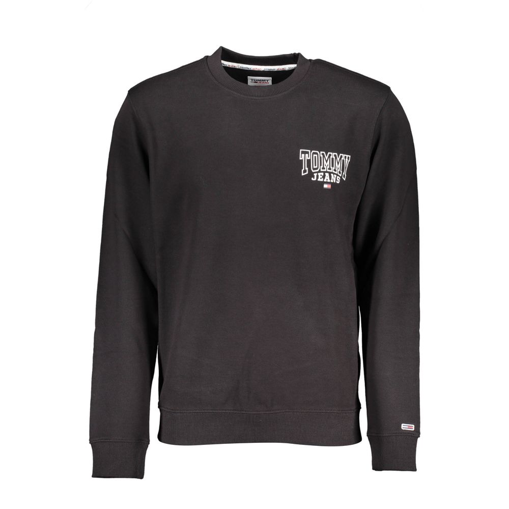 Black Cotton Men's Sweatshirt - ventzia