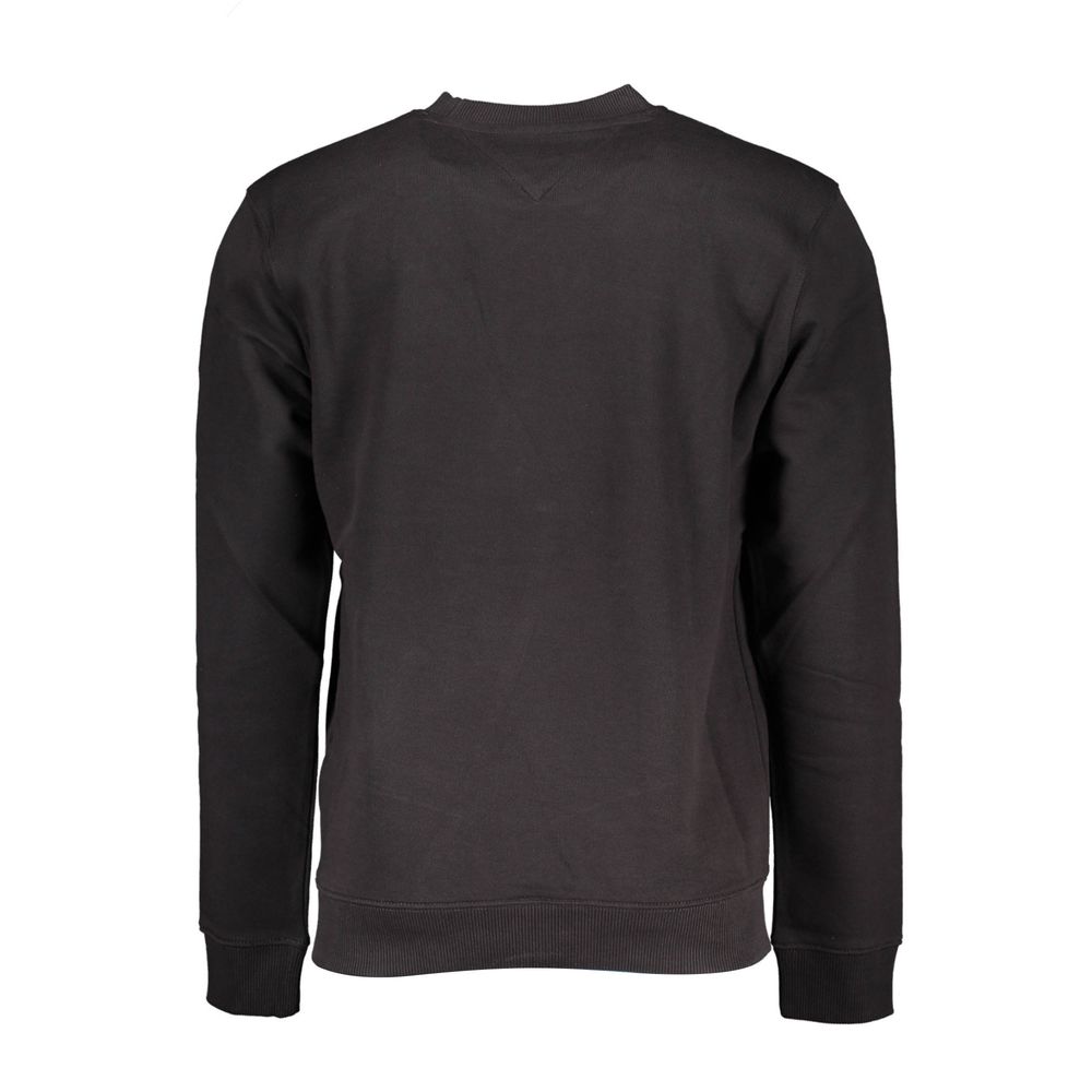 Black Cotton Men's Sweatshirt - ventzia