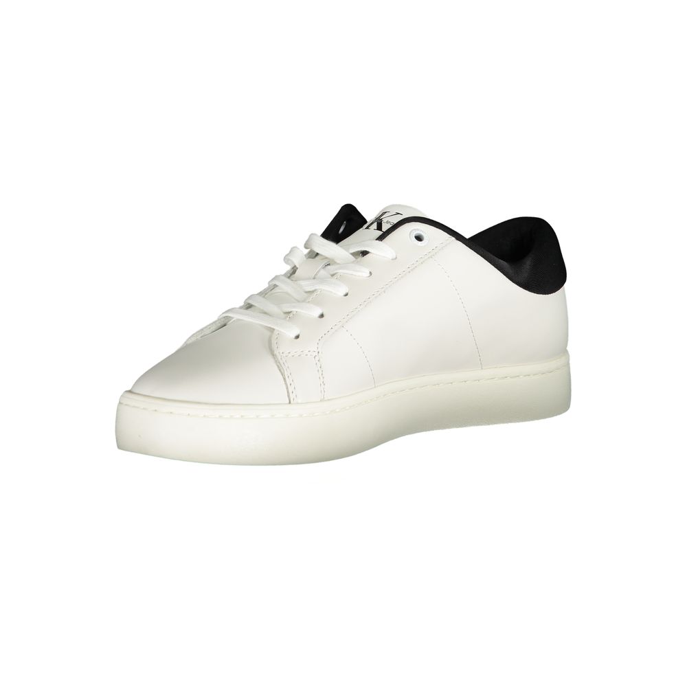 Bianco Polyurethane Men Sneaker - ventzia