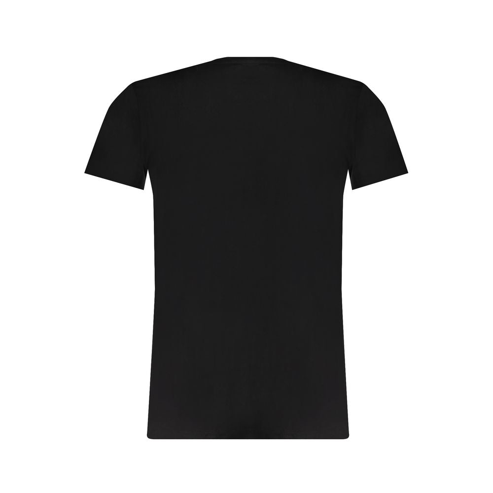 Black Cotton Men's T-Shirt - ventzia