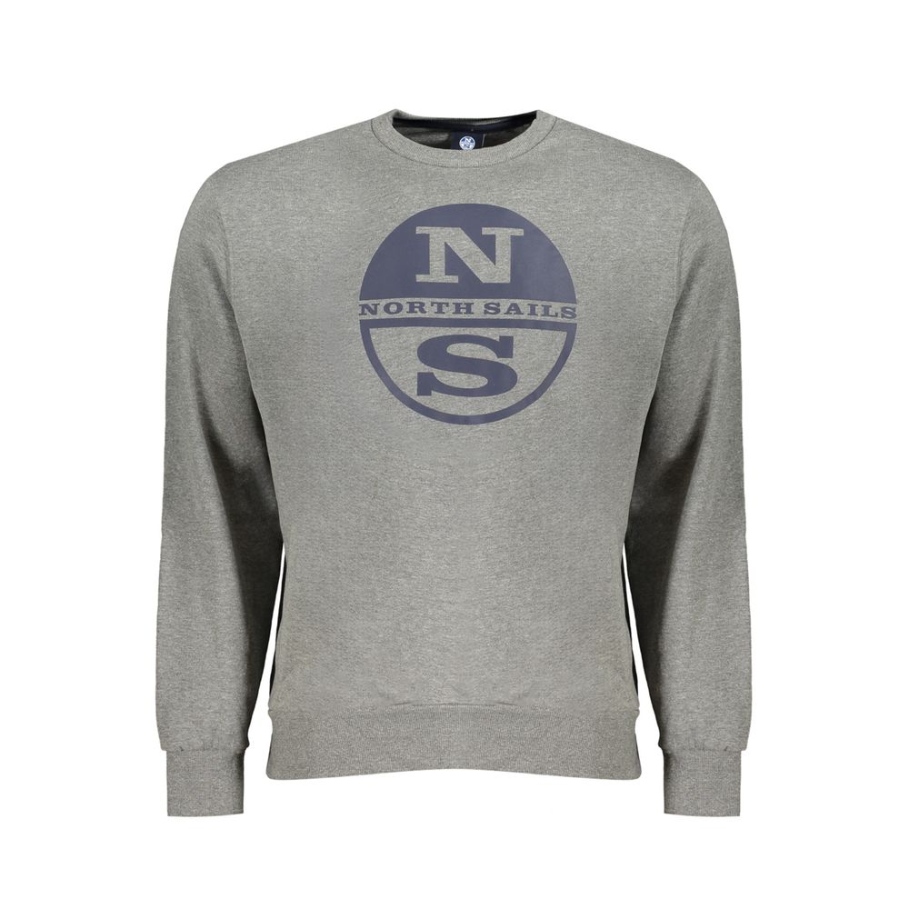 Grigio Cotton Men Sweatshirt - ventzia