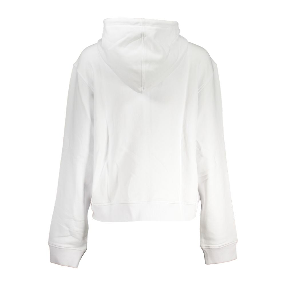 White Cotton Women Sweater - ventzia