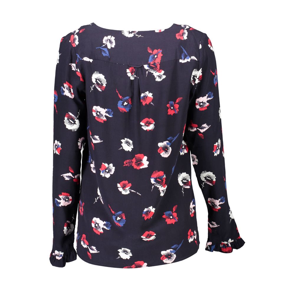 Blue Viscosa Women Sweater - ventzia