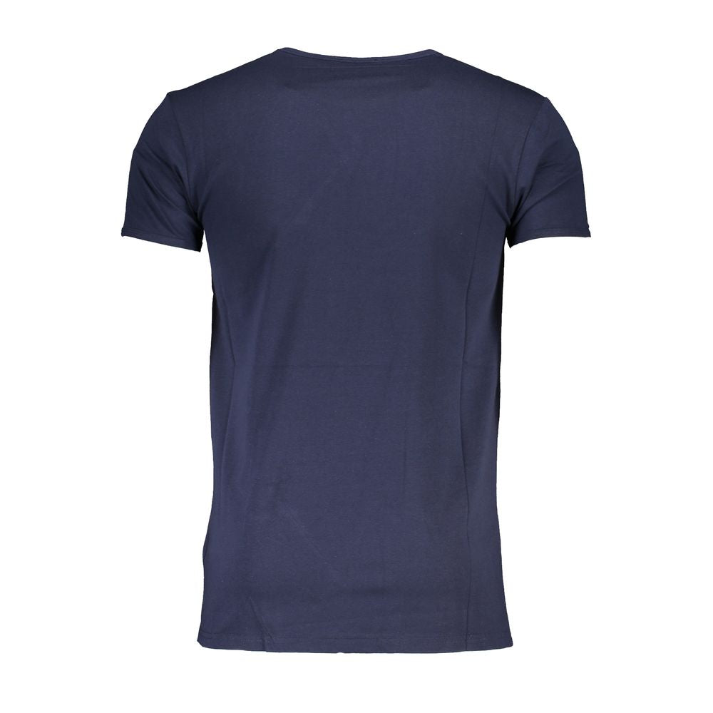 Blue Cotton T-Shirt - ventzia