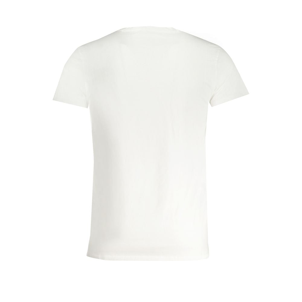 White Cotton Men's T-Shirt
