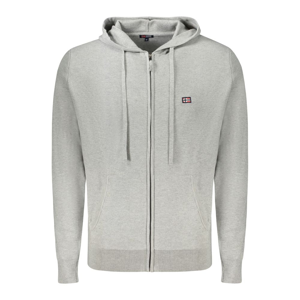Grigio Poliammide Men's Cardigan - ventzia