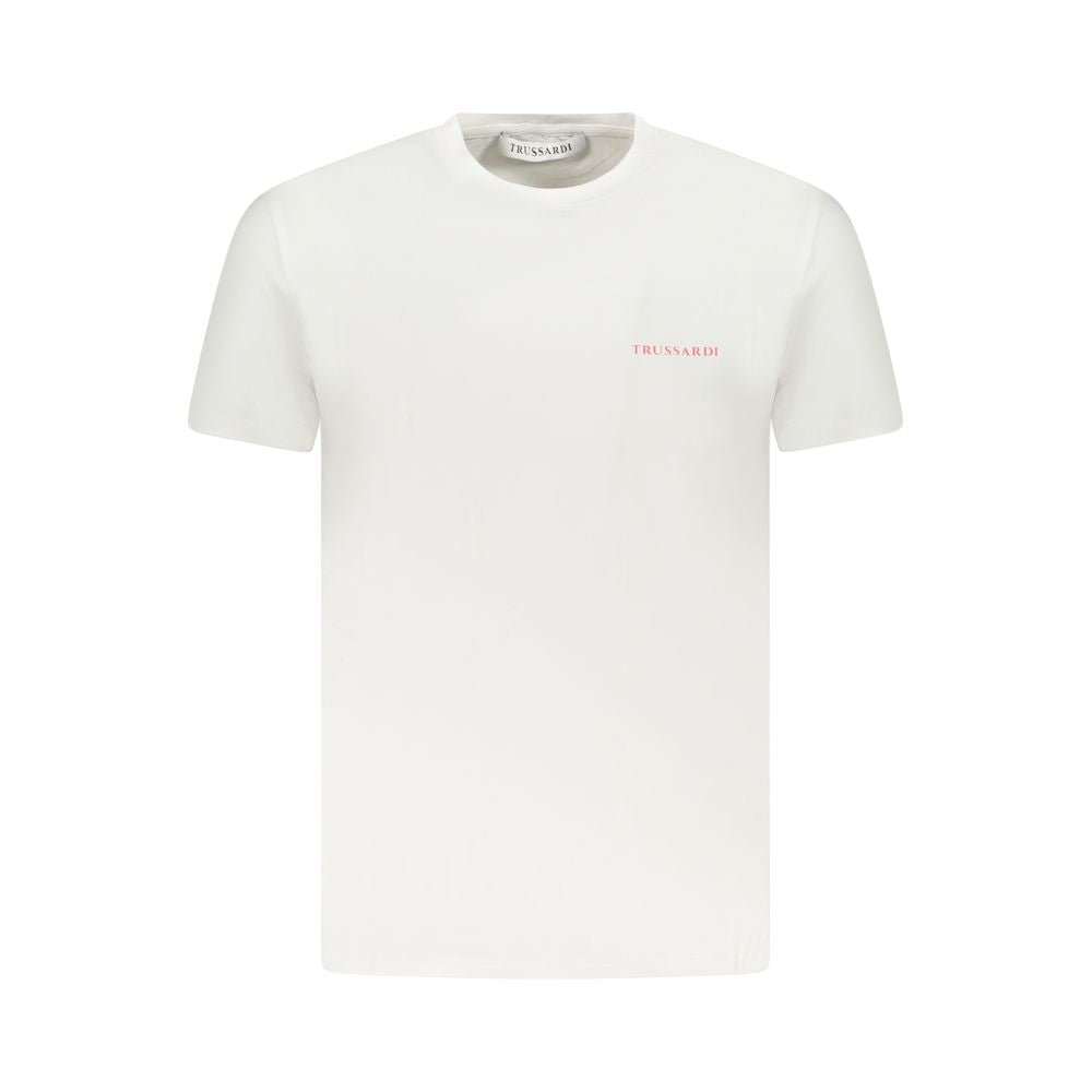 White Cotton Men's T-Shirt - ventzia