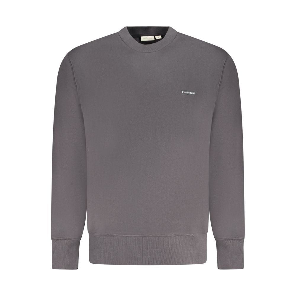 Black Cotton Men's Sweatshirt - ventzia