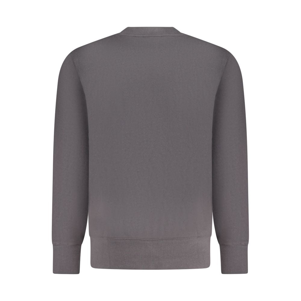 Black Cotton Men's Sweatshirt - ventzia