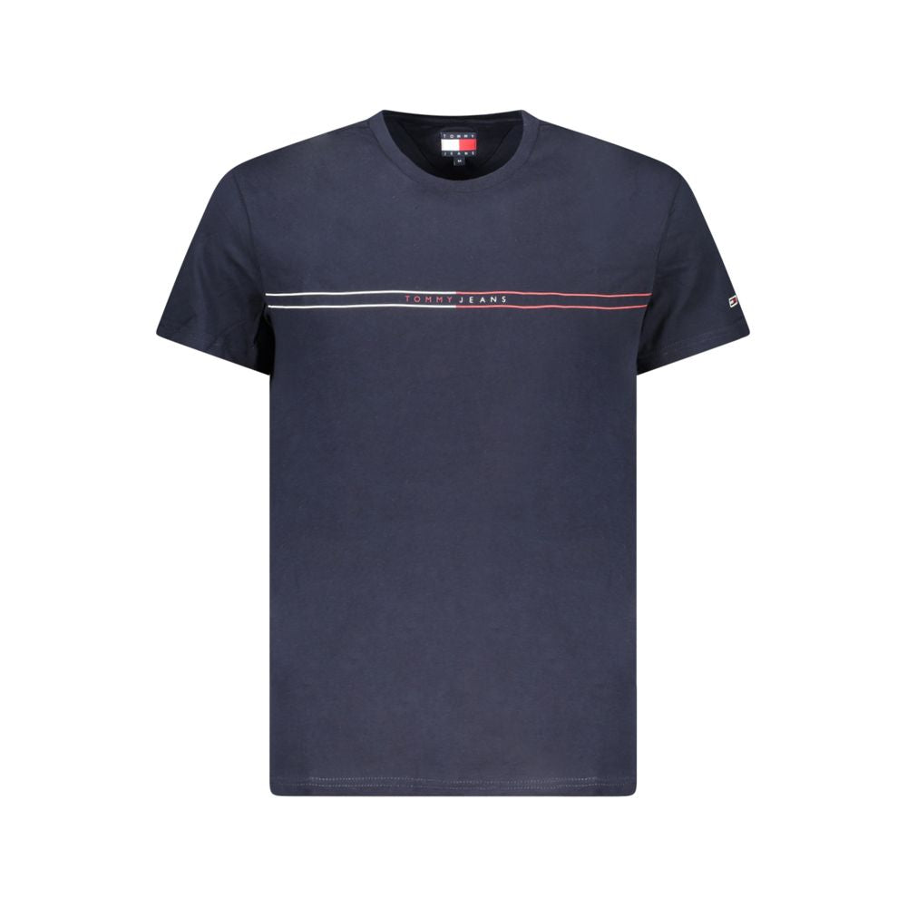 Blue Cotton Men T-Shirt - ventzia