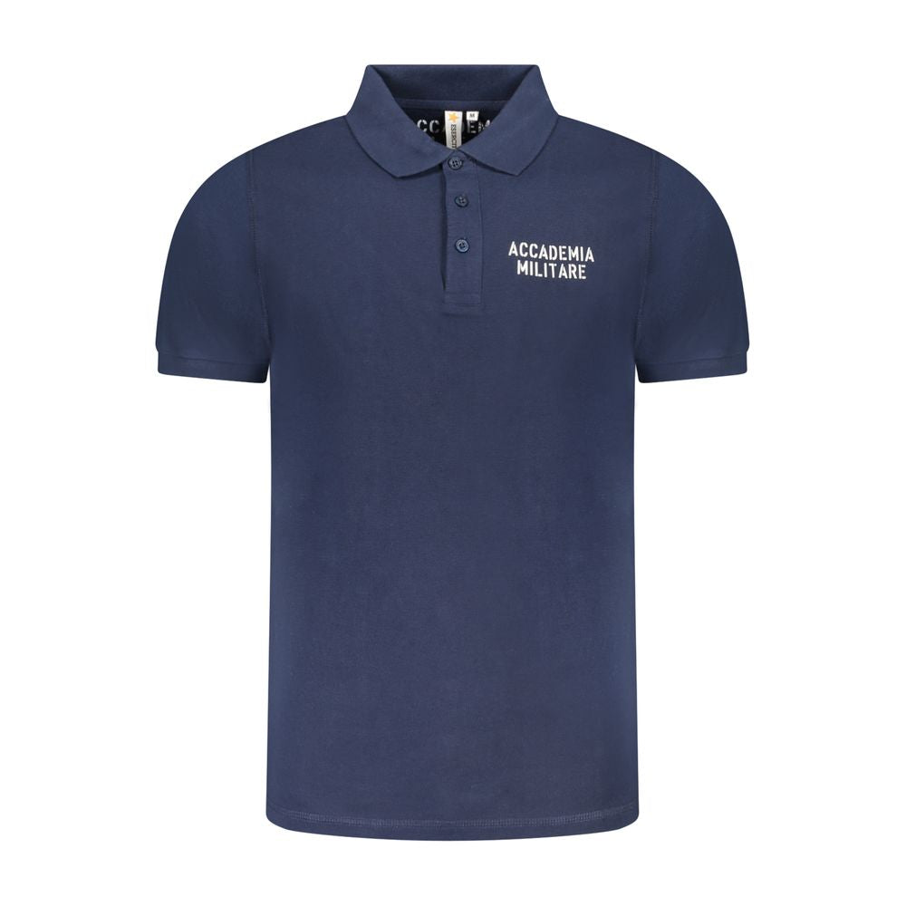Blu Cotton Men Polo - ventzia