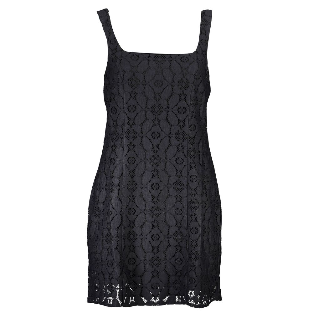 Black Polyester Women Dress - ventzia