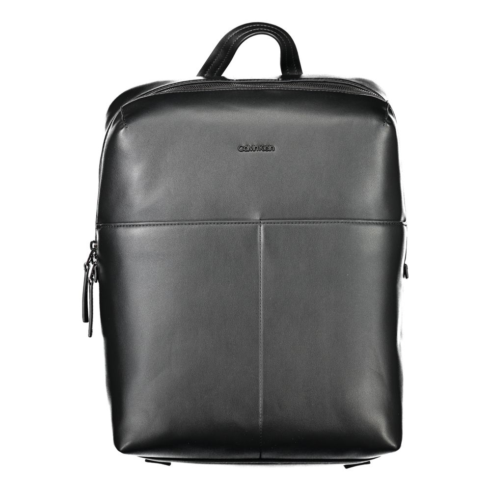 Nero Poliuretano Men's Backpack - ventzia