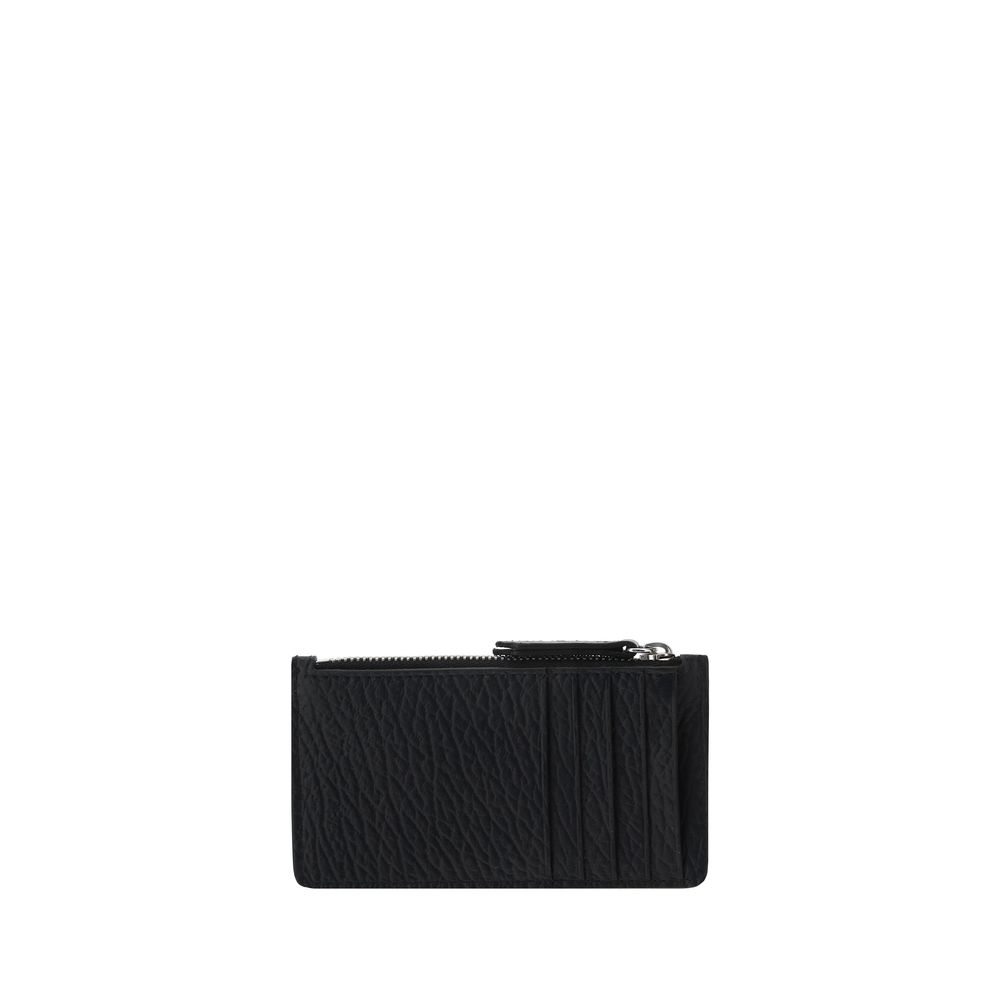 Black Calf Leather Bos Taurus Wallet - ventzia