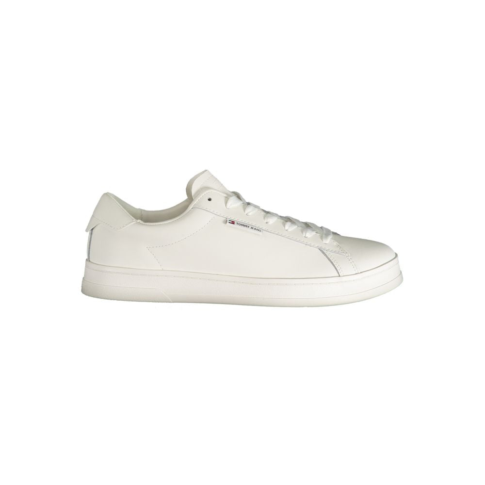 Bianco Poliuretano Uomo Sneaker - ventzia