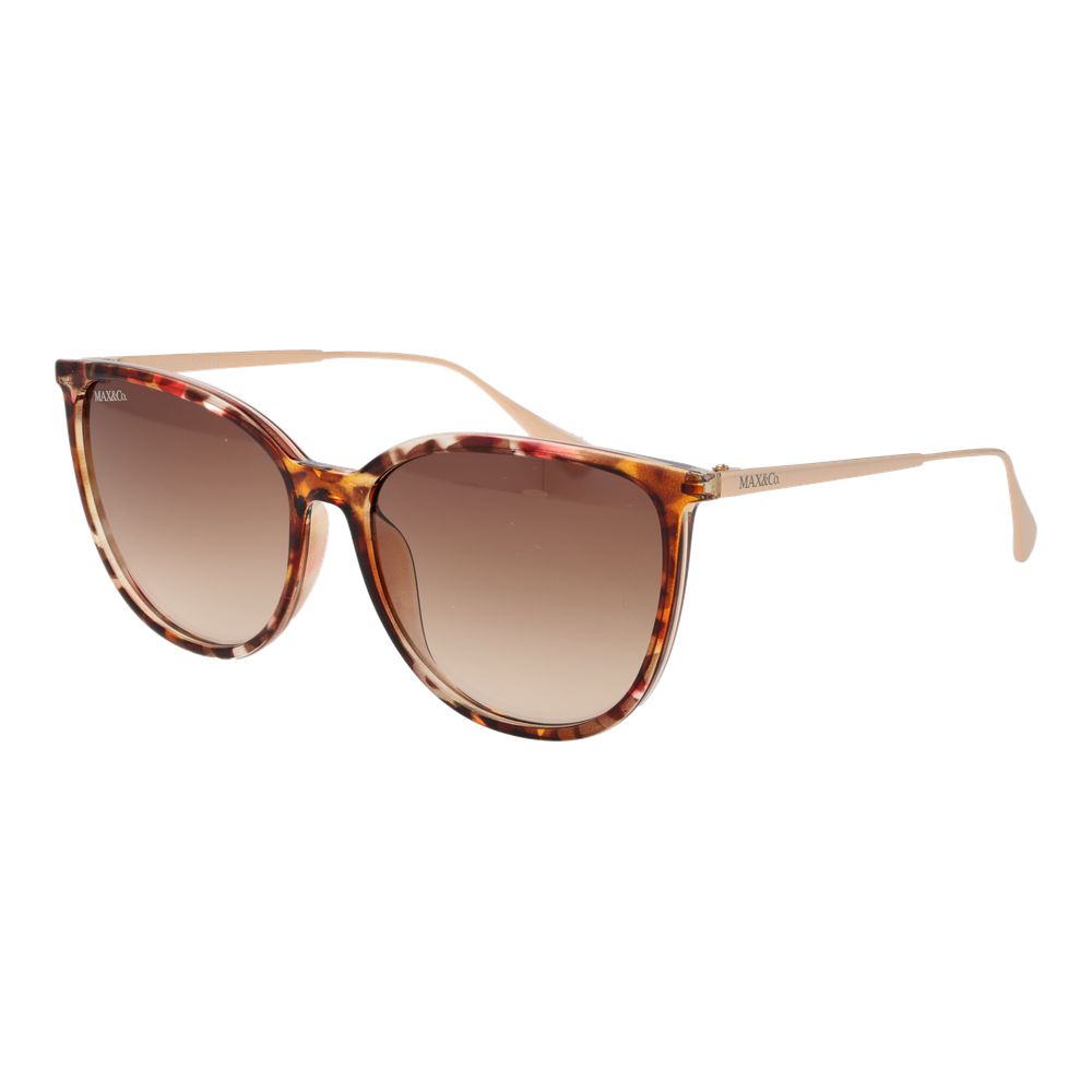 Brown Plastic Sunglasses - ventzia