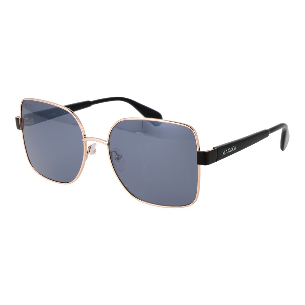 Rose Gold Metal Sunglasses - ventzia