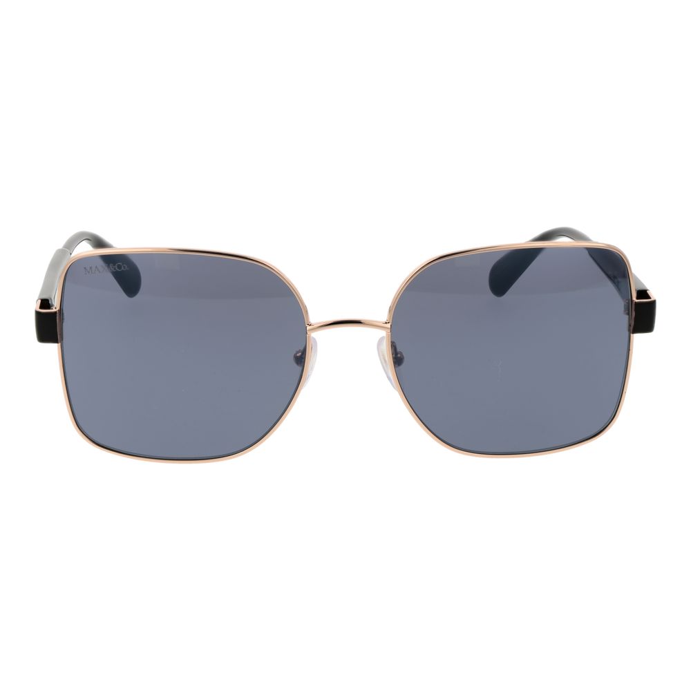 Rose Gold Metal Sunglasses - ventzia