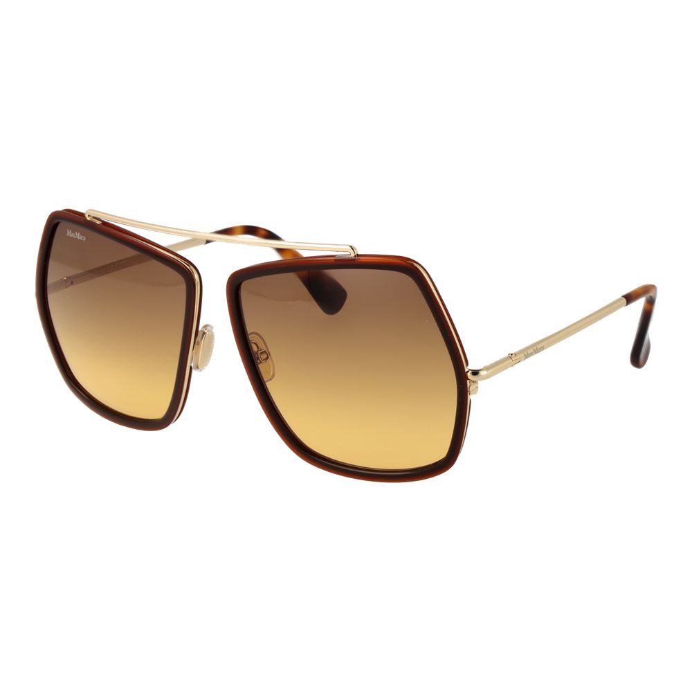 Brown Metal Sunglasses - ventzia
