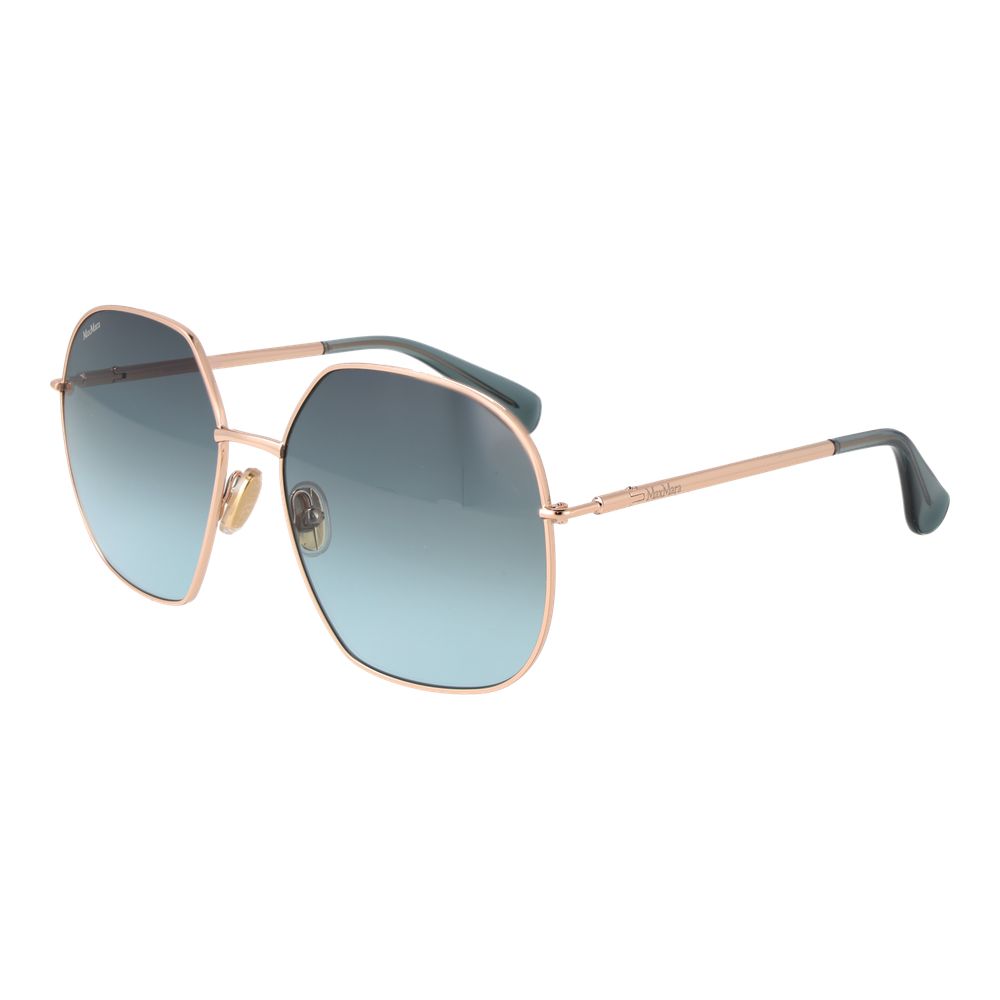 Rose Gold Metal Sunglasses - ventzia